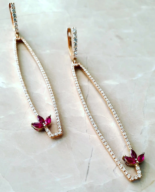 Boucles d'oreille en diamant