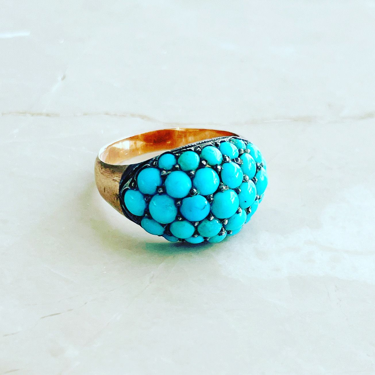 Bague ancienne turquoise